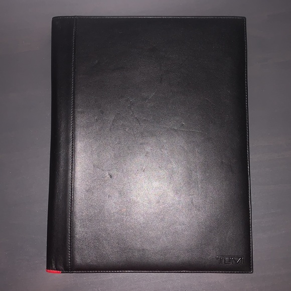 Tumi Leather Folio Notebook - Picture 1 of 4